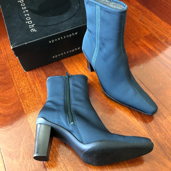 teal color boots